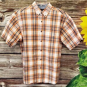 Bit & Bridle mens short Sleeve shirt Size Large